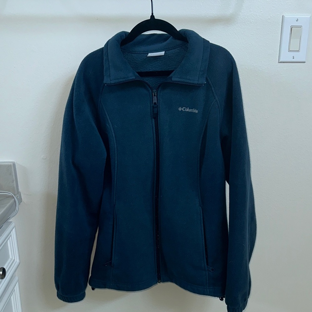 Columbia Deep Blue Full-Zip Fleece Jacket